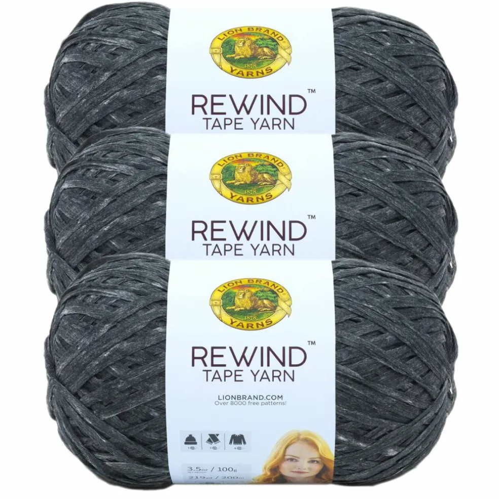 3 Pack Lion Brand® Rewind™ Tape Yarn