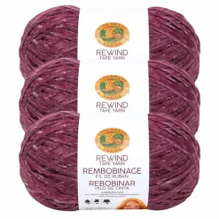 3 Pack Lion Brand® Rewind™ Tape Yarn