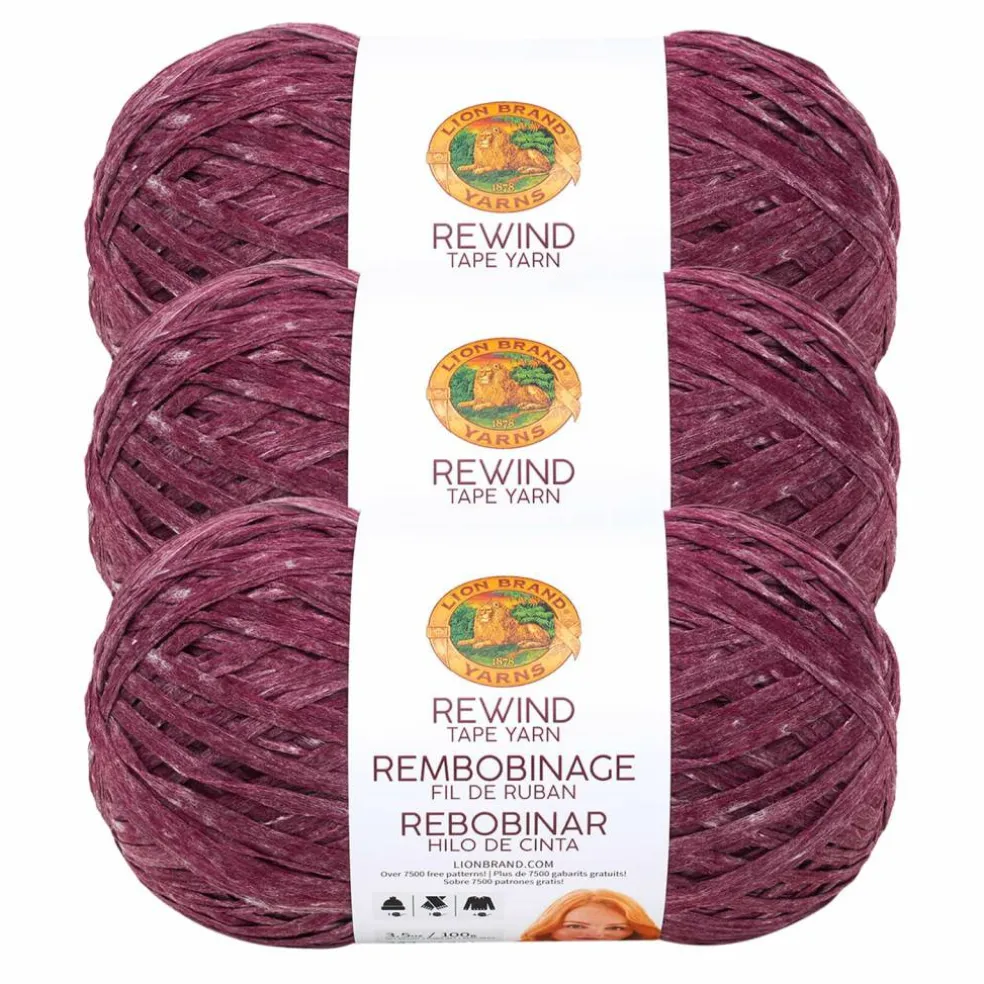 3 Pack Lion Brand® Rewind™ Tape Yarn