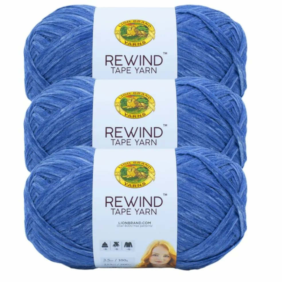 3 Pack Lion Brand® Rewind™ Tape Yarn