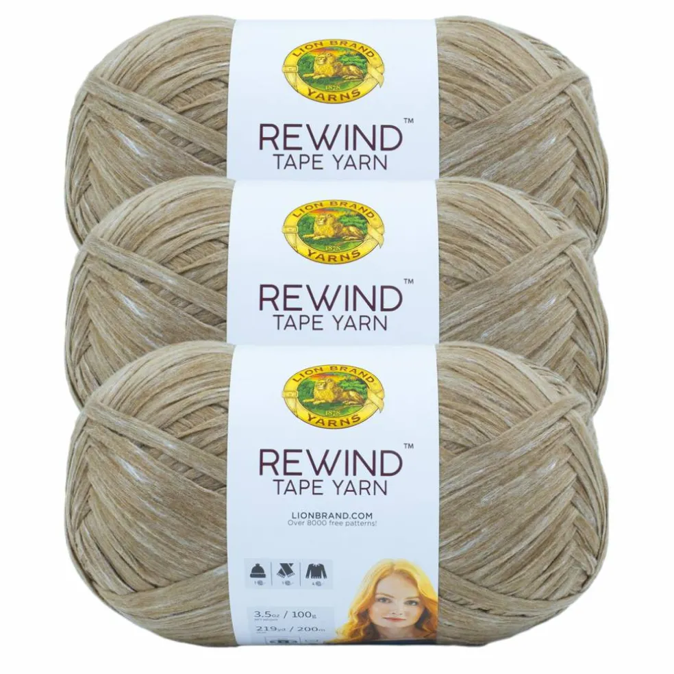 3 Pack Lion Brand® Rewind™ Tape Yarn