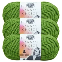 3 Pack Lion BrandĀ® Vanna's ChoiceĀ® Solid Yarn