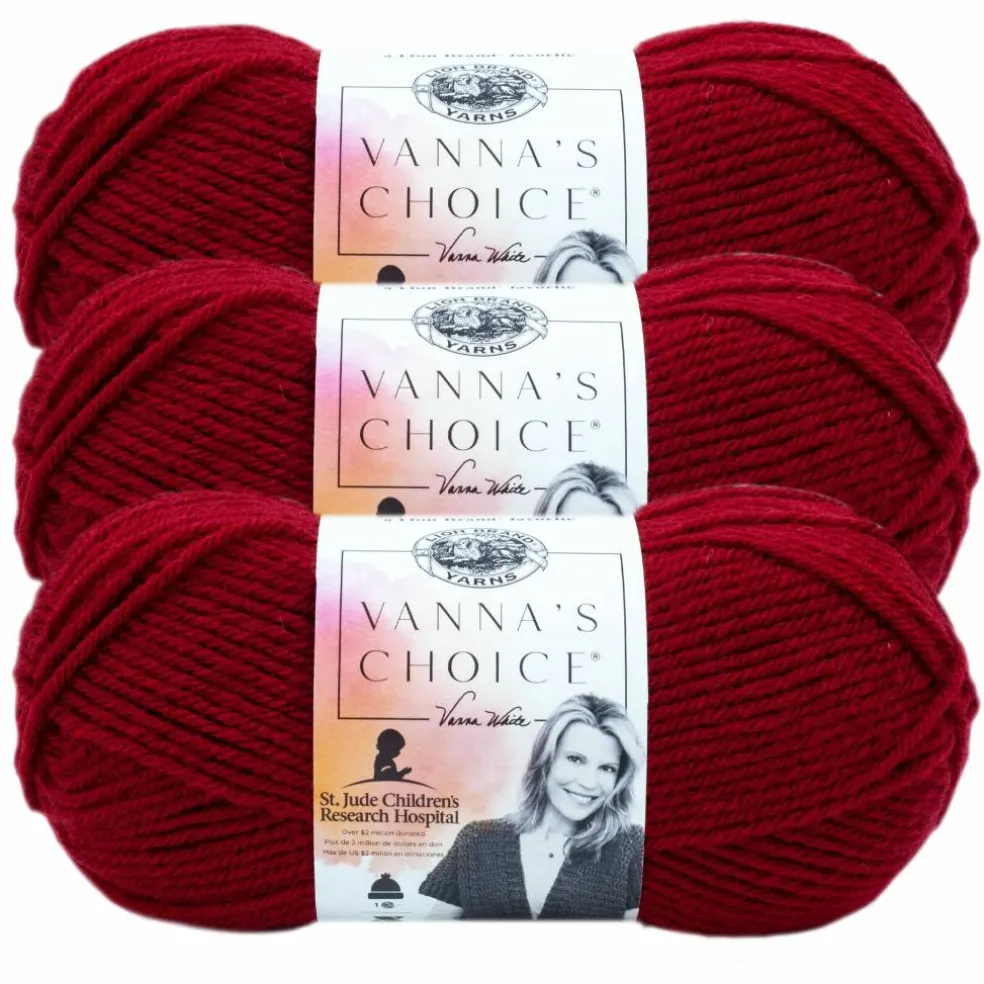 3 Pack Lion Brand® Vanna's Choice® Solid Yarn