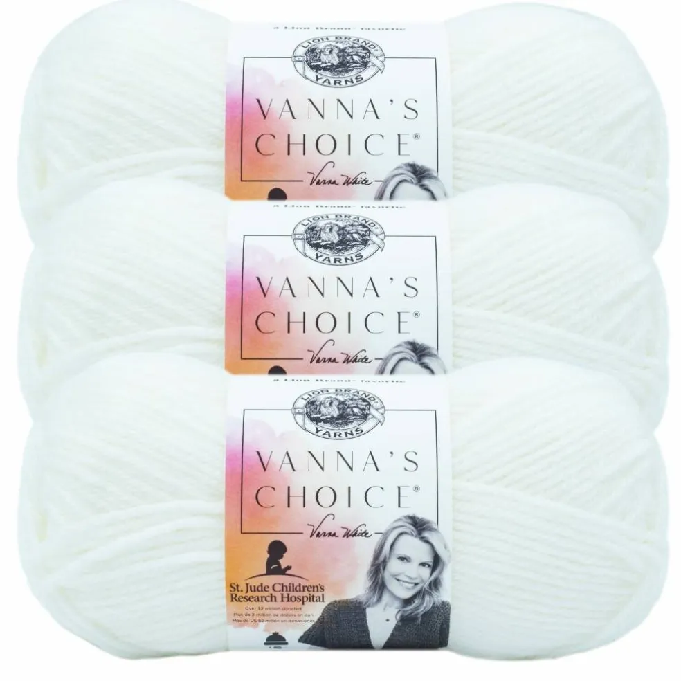 3 Pack Lion Brand® Vanna's Choice® Solid Yarn