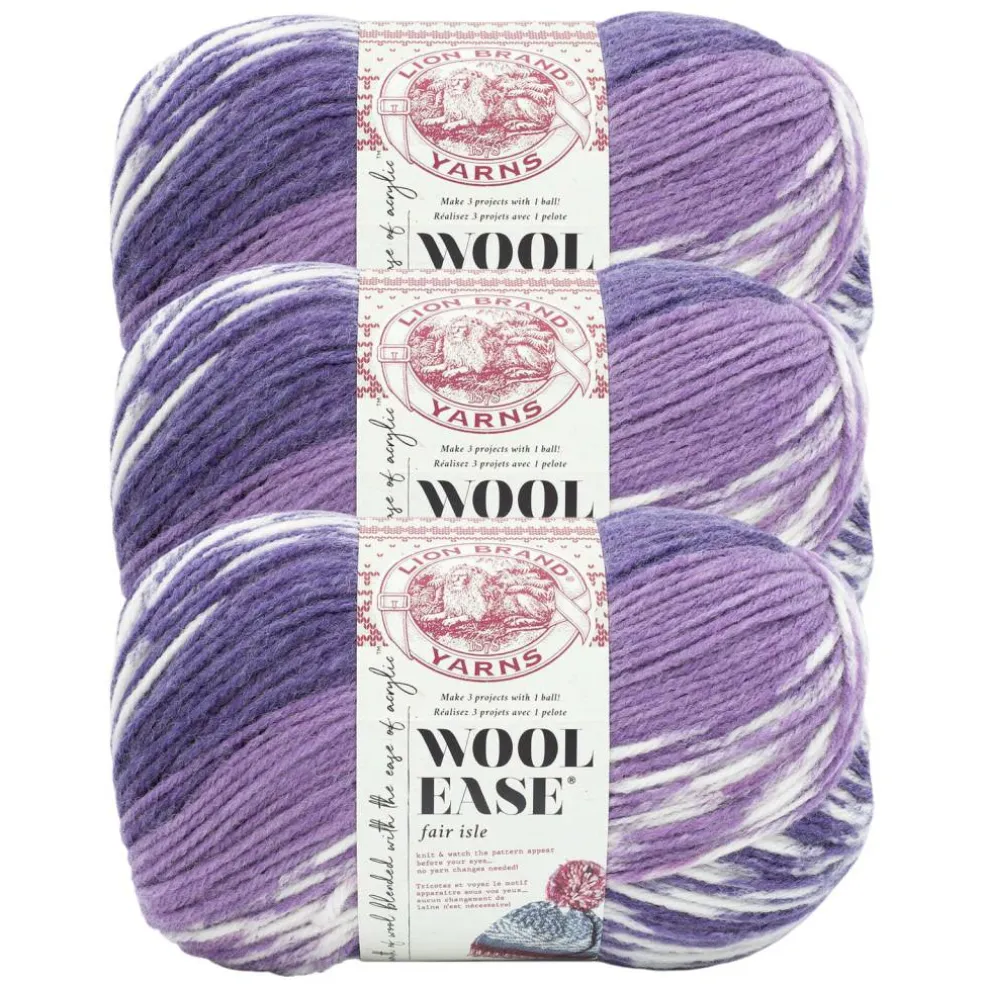 3 Pack Lion Brand® Wool Ease® Fair Isle Yarn