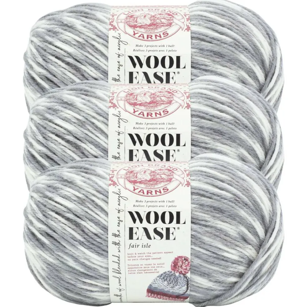 3 Pack Lion Brand® Wool Ease® Fair Isle Yarn