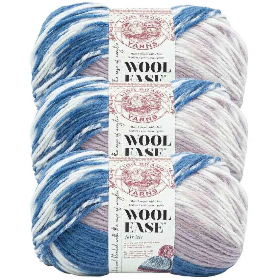 3 Pack Lion Brand® Wool Ease® Fair Isle Yarn
