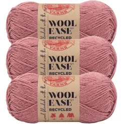 3 Pack Lion Brand® Wool-Ease® Recycled Solid Yarn