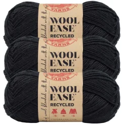 3 Pack Lion Brand® Wool-Ease® Recycled Solid Yarn