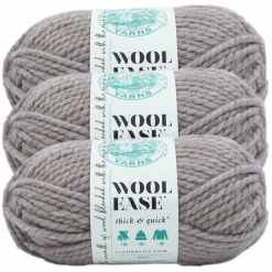 3 Pack Lion Brand® Wool-Ease® Thick & Quick® Prints & Stripes Yarn