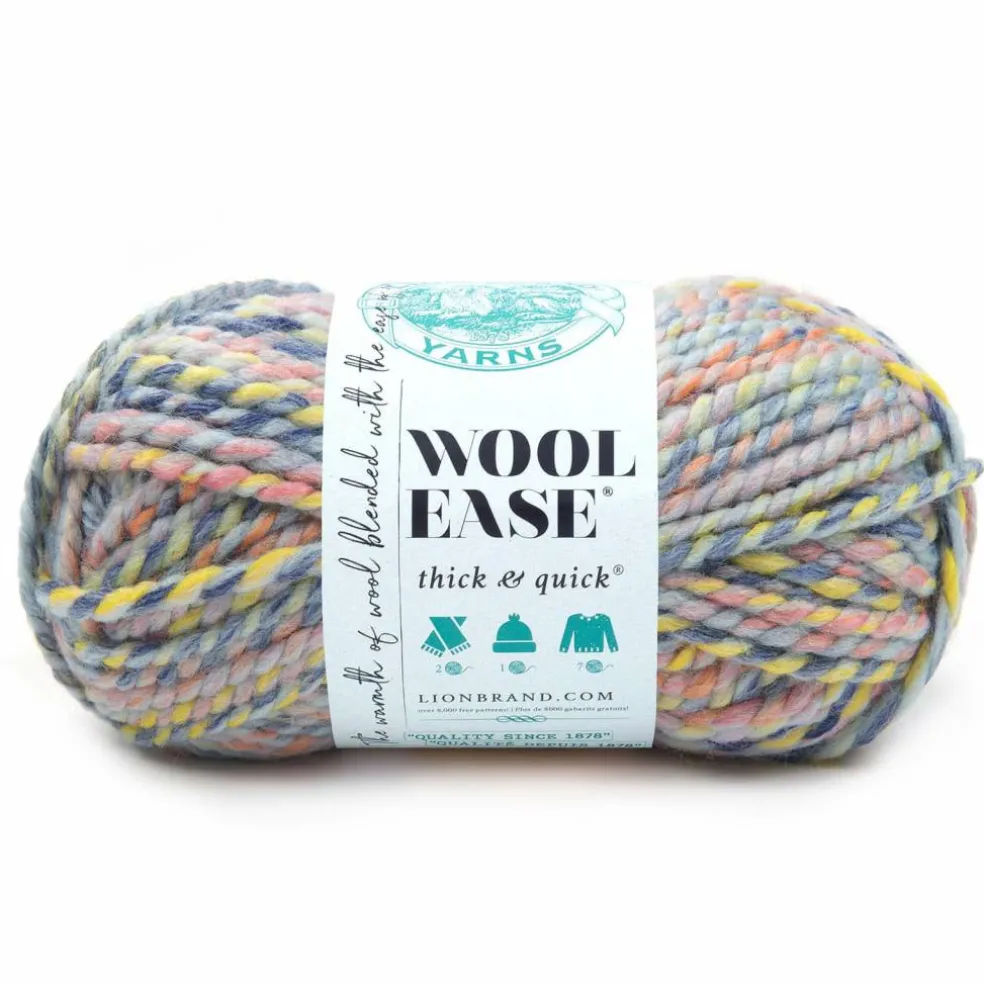 15 Pack: Lion Brand® Wool-Ease® Thick & Quick® Variegated Yarn