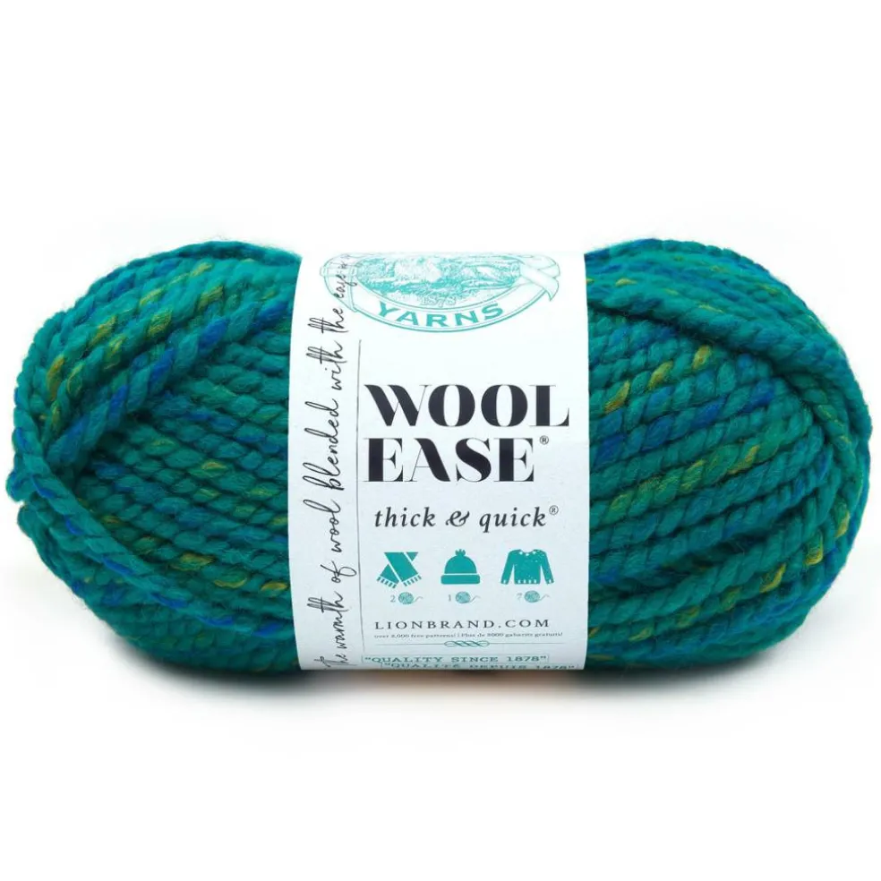 15 Pack: Lion Brand® Wool-Ease® Thick & Quick® Variegated Yarn