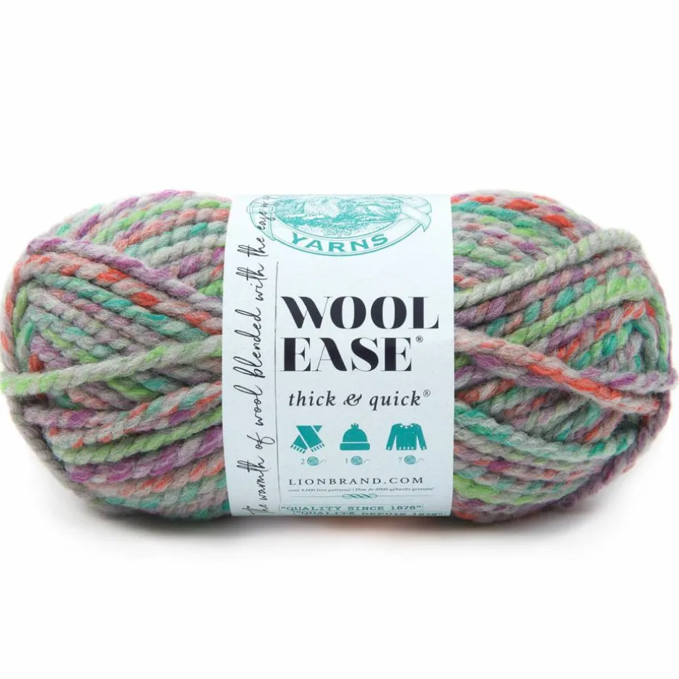 15 Pack: Lion Brand® Wool-Ease® Thick & Quick® Variegated Yarn
