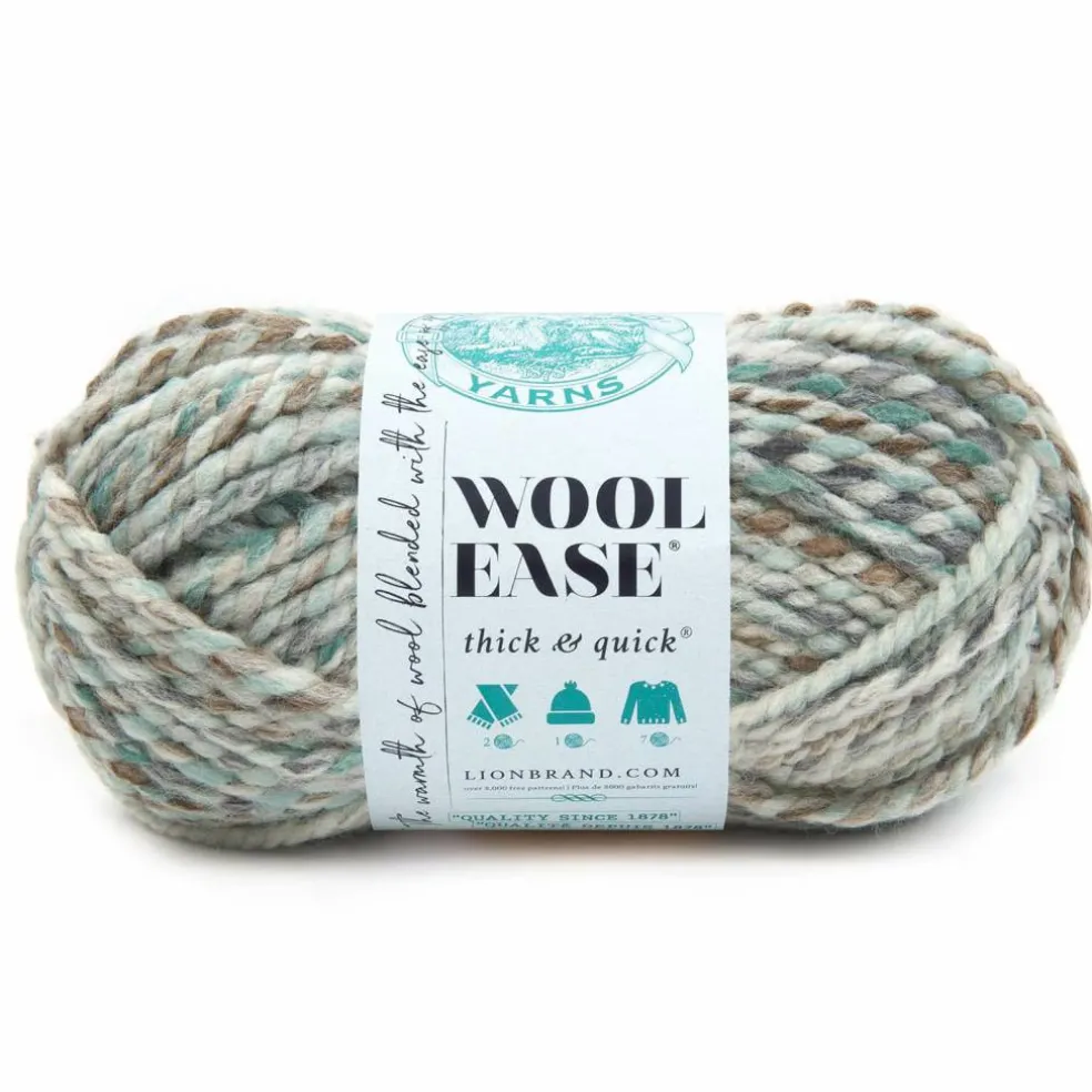 15 Pack: Lion Brand® Wool-Ease® Thick & Quick® Variegated Yarn
