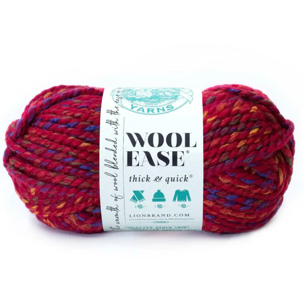 15 Pack: Lion Brand® Wool-Ease® Thick & Quick® Variegated Yarn