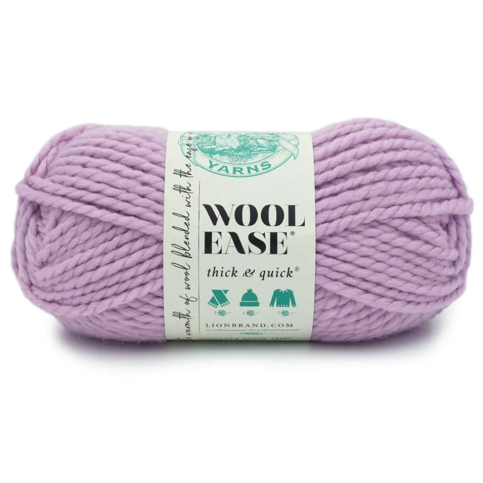 6 Pack: Lion Brand® Wool-Ease® Thick & Quick® Solid Yarn