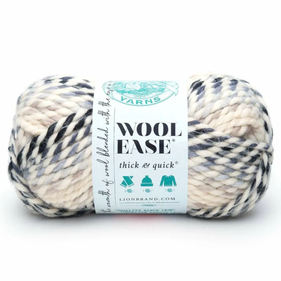 15 Pack: Lion Brand® Wool-Ease® Thick & Quick® Yarn, Prints, Stripes & Metallics