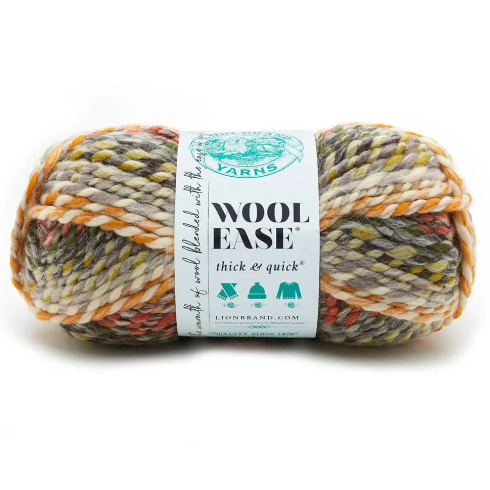 15 Pack: Lion Brand® Wool-Ease® Thick & Quick® Yarn, Prints, Stripes & Metallics