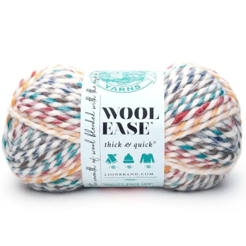 15 Pack: Lion Brand® Wool-Ease® Thick & Quick® Yarn, Prints, Stripes & Metallics