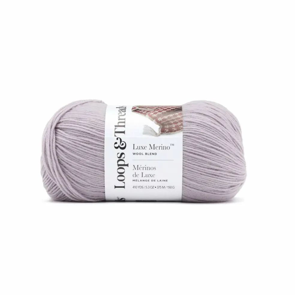15 Pack: Luxe Merino™ Solid Yarn by Loops & Threads®