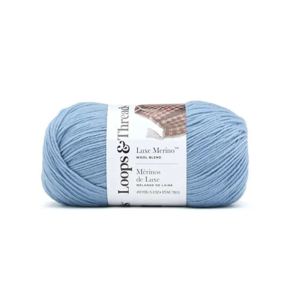 15 Pack: Luxe Merino™ Solid Yarn by Loops & Threads®