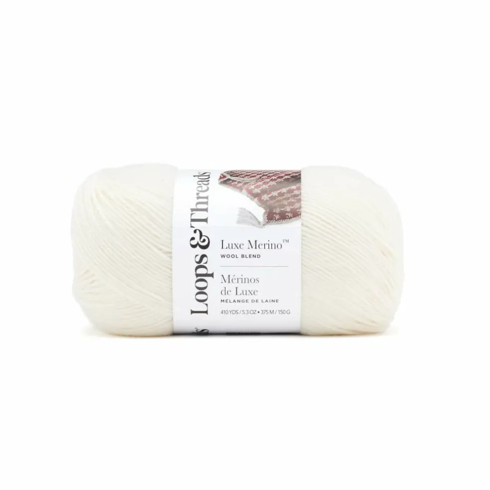 15 Pack: Luxe Merino™ Solid Yarn by Loops & Threads®