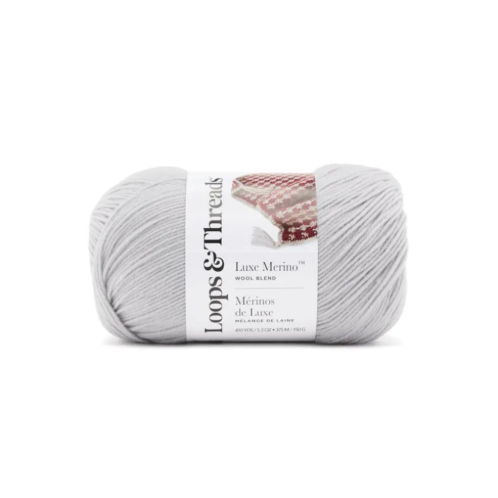 15 Pack: Luxe Merino™ Solid Yarn by Loops & Threads®
