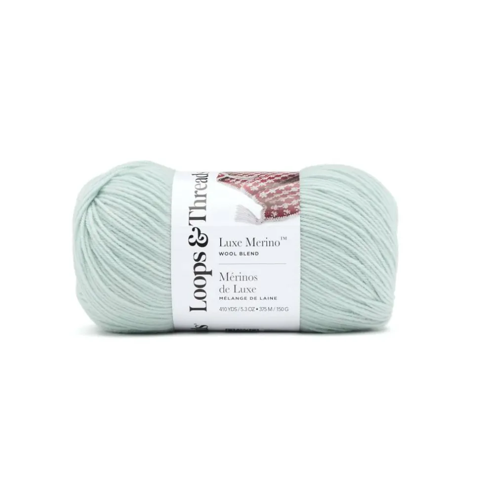 15 Pack: Luxe Merino™ Solid Yarn by Loops & Threads®
