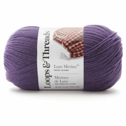 15 Pack: Luxe Merino™ Solid Yarn by Loops & Threads®