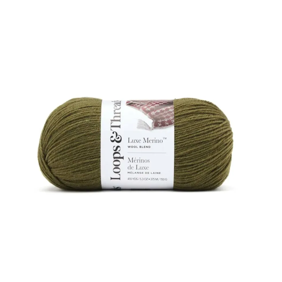 15 Pack: Luxe Merino™ Solid Yarn by Loops & Threads®