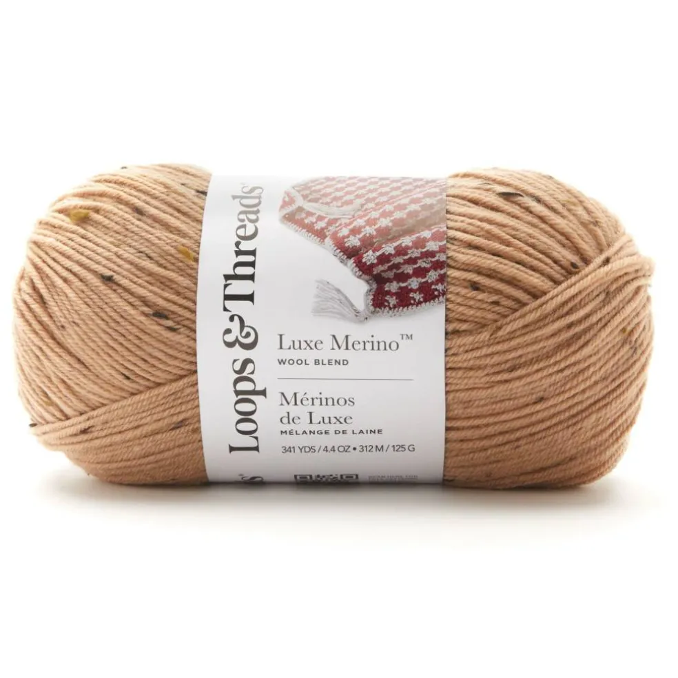 6 Pack: Luxe Merino™ Tweed Yarn by Loops & Threads®