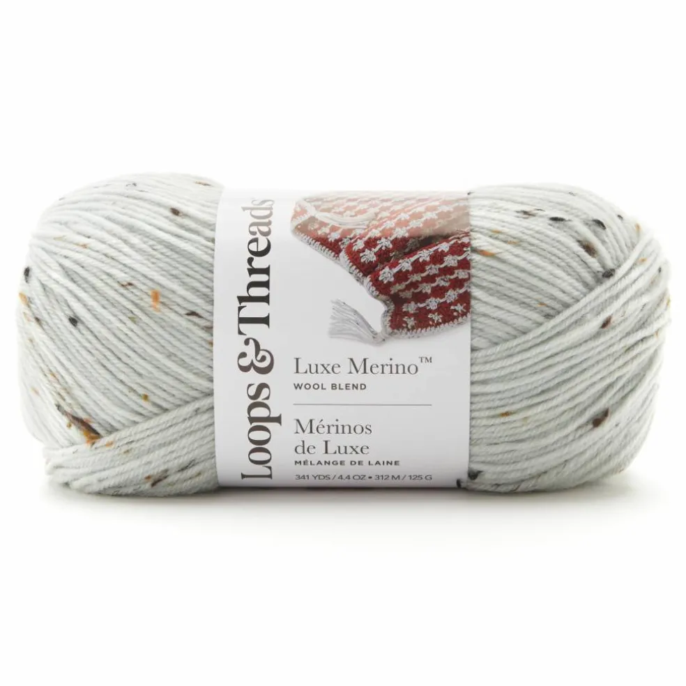6 Pack: Luxe Merino™ Tweed Yarn by Loops & Threads®