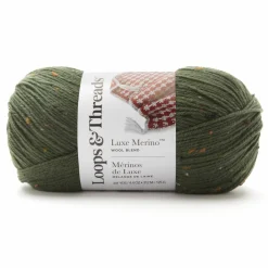 6 Pack: Luxe Merino™ Tweed Yarn by Loops & Threads®