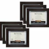 6 Pack: Mahogany & Black 11" x 14" Document Float Frame by Studio Décor®