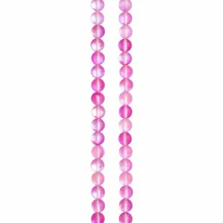 12 Pack: Matte Pink Synthetic Opal Glass Round Beads, 8mm by Bead Landing™