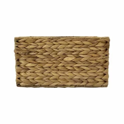 8 Pack: Medium Natural Woven Water Hyacinth Rectangle Basket by Ashland®