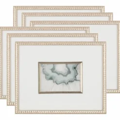 6 Pack: Metallic Gold Scalloped Frame with Mat, Gallery by Studio Décor®