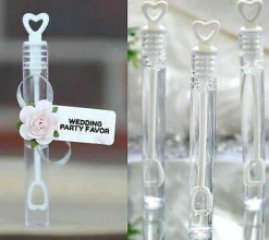 40 Pack Mini Heart Bubble Wands Great Wand Bubbles Party Favors For Weddings