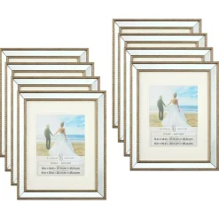 8 Pack: Mirrored Beaded 8" x 10" Frame with Mat, Home by Studio Décor®