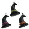 3 Pack 72mm Glitter Witch Hat Shatterproof Ornaments by Ashland®