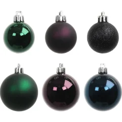 20 Pack 35mm & 48mm Dark Purple Halloween Ornaments by Ashland®