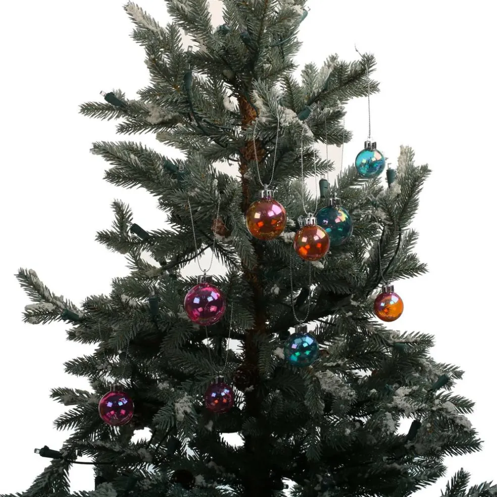 30 Pack 30mm, 35mm & 40mm Iridescent & Pink Halloween Ornaments by Ashland®