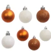 20 Pack 35mm & 48mm Orange & White Halloween Ornaments by Ashland®