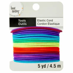 12 Pack: 2mm Multicolor Elastic Cord by Bead Landing™