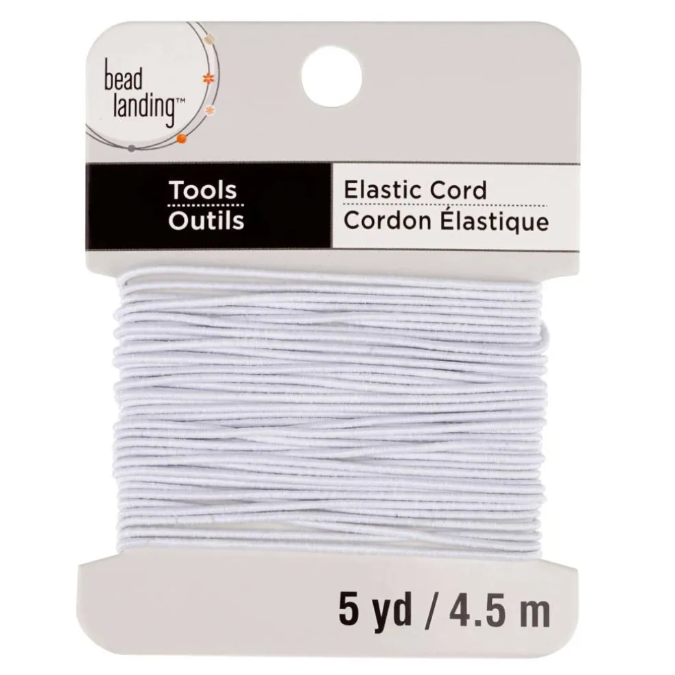 24 Pack: 1mm White Stringing Elastic Cord by Bead Landing™