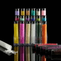 6 Pack: Multicolor Glass Seed Beads Set by Bead Landing™