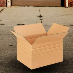 25 Pack Multi Depth Corrugated Cardboard Boxes for Shipping and Storage 18 x 14 1⁄2 x 12 inch