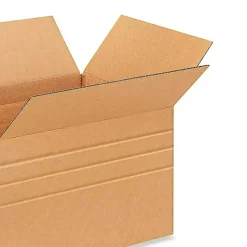 25 Pack Multi Depth Corrugated Cardboard Boxes for Shipping and Storage 18 x 14 1⁄2 x 12 inch