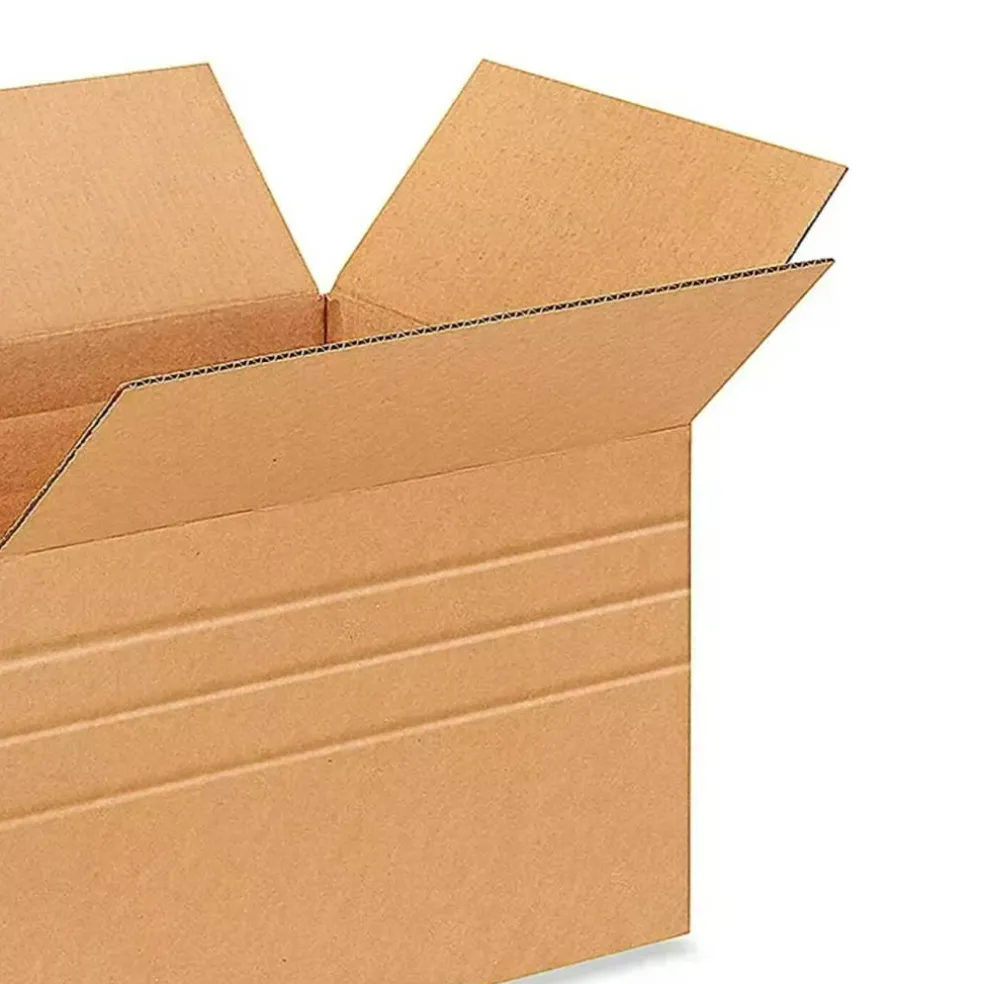 25 Pack Multi Depth Corrugated Cardboard Boxes for Shipping and Storage 18 x 14 1⁄2 x 12 inch
