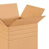 25 Pack Multi Depth Corrugated Shipping Boxes for Moving Packing and Storage 14 x 14 x 14 inch